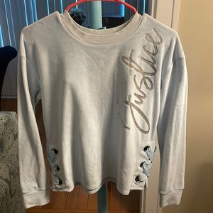 Girls Justice sweatshirt size 1416
